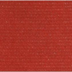 Voile d'ombrage 160 g/m² Rouge 4x7 m PEHD 311630