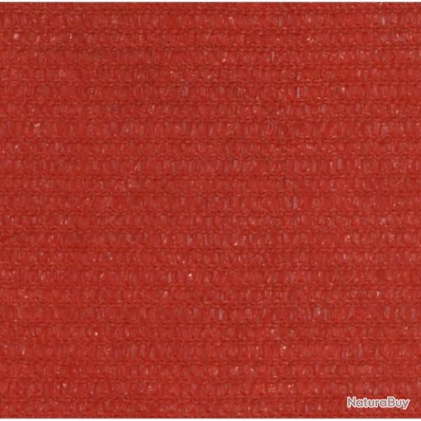 Voile d'ombrage 160 g/m Rouge 3,5x5 m PEHD 311627