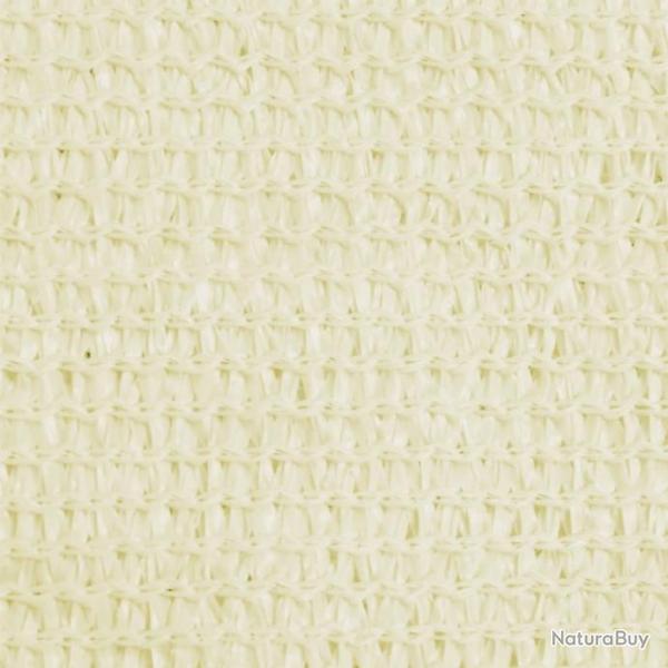 Voile d'ombrage 160 g/m Crme 3/4x3 m PEHD 311214