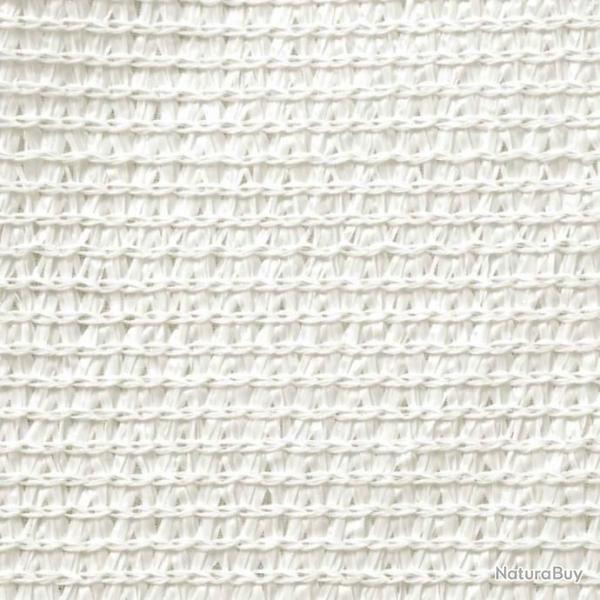 Voile d'ombrage 160 g/m Blanc 3x3x3 m PEHD 311252