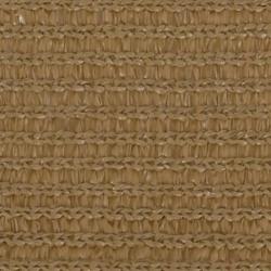 Voile d'ombrage 160 g/m² Taupe 5x5x6 m PEHD 311430