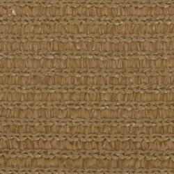 Voile d'ombrage 160 g/m² Taupe 5x5x6 m PEHD 311430