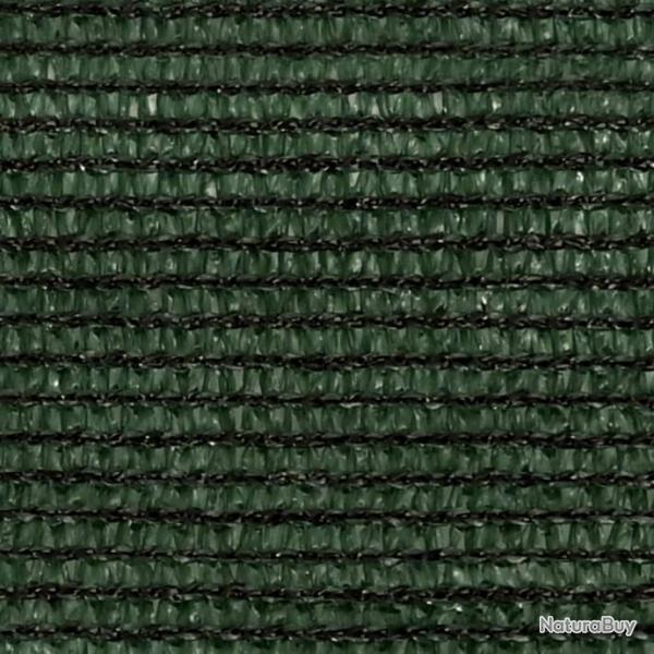 Voile d'ombrage 160 g/m Vert fonc 4,5x4,5x4,5 m PEHD