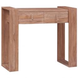 Table console 90x35x75 cm Bois de teck solide