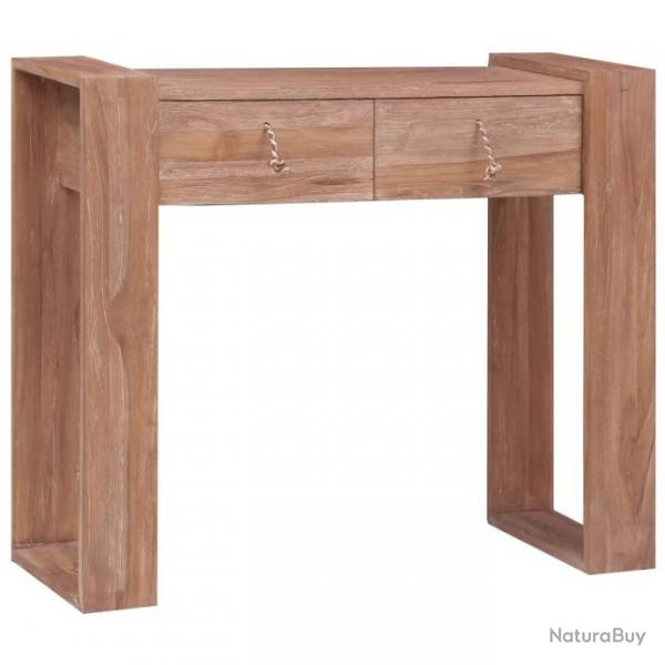 Table console 90x35x75 cm Bois de teck solide