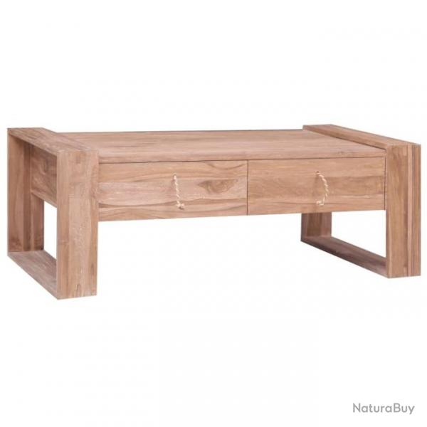 Table basse 110 x 60 x 40 cm Bois de teck massif 287892