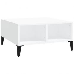 Table basse Blanc 60x60x30 cm Aggloméré 805986