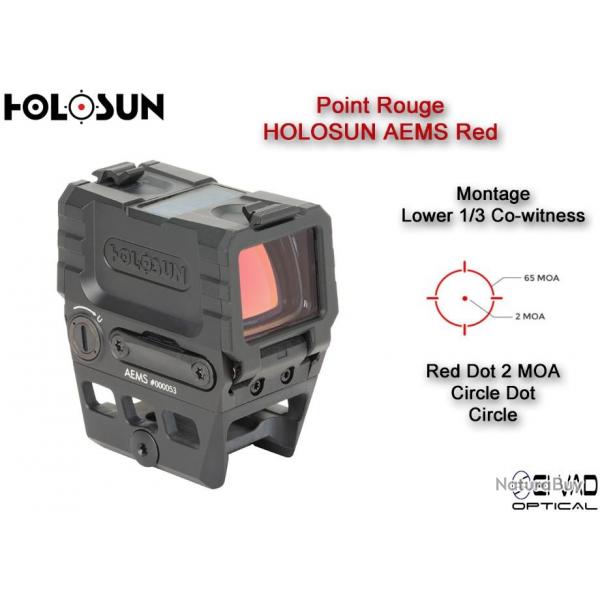 Nouveau Point Rouge HOLOSUN AEMS - Red