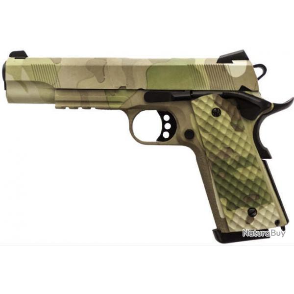 Rplique GBB 1911 MEU Raven gaz Camo 1,0J + point rouge BDS