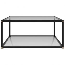 Table basse Transparent 80x80x35 cm Verre trempé 322892