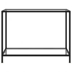 Table console Transparent 100x35x75 cm Verre trempé 322835