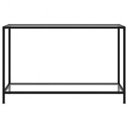 Table console Transparent 120x35x75 cm Verre trempé 322839