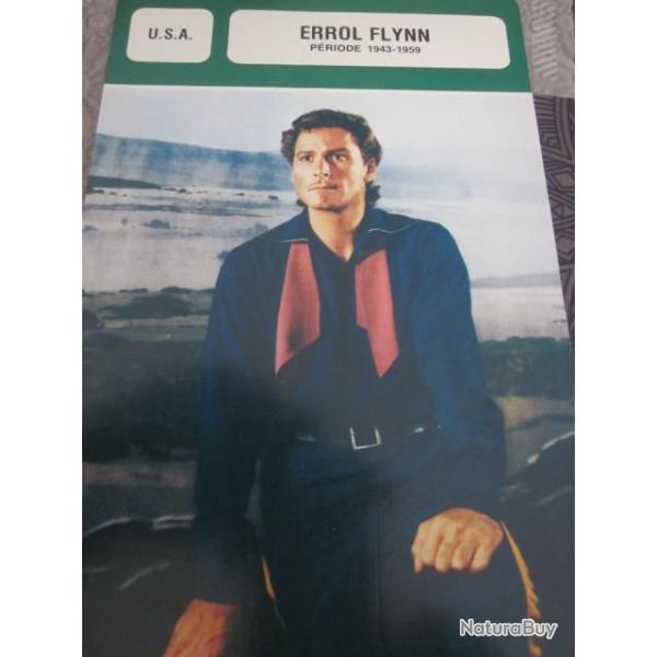 fiche cinema  errol flynn   usa