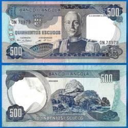 Angola 500 Escudos 1972 Carmona Afrique Escudo Billet