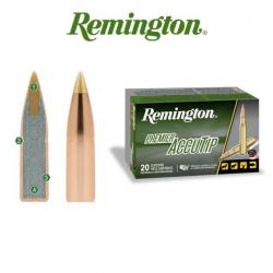 20 Cartouches Remington Premier AccuTip Cal: 7rm- Ogive AccuTip Boat Tail - 150 grains