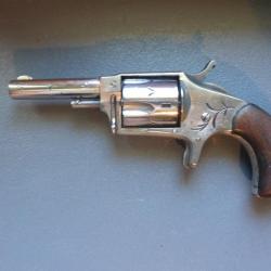 Joli revolver américain Ranger n°2 en 32 RF gravé d'usine