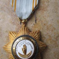 médaille ORDRE ROYAL DE L'ÉTOILE D'ANJOUAN CHEVALIER FRANCE colonial MÉDAILLE OUTRE-MER