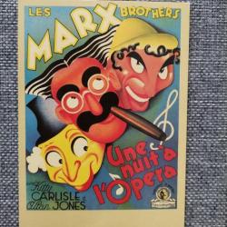 Carte postale film Les Marx Brothers Une Nuit à l'Opéra 1935