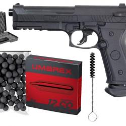 PACK PISTOLET ALFA 1.50 CO2 C50 + 5 Sparclettes + 100 billes Caoutchouc + mallette