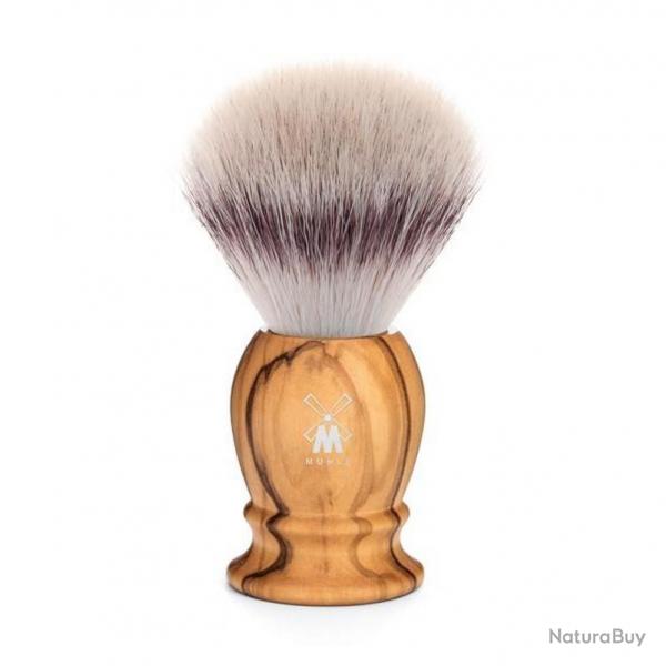 Blaireau "Classic", Diamtre 19 mm, Manche olivier, Poils pur argent [Mhle]