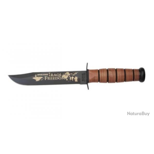 9127-Couteau lame fixe Ka-Bar US.Army Opration libert Irakienne