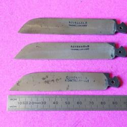 lot 3 lames de couteaux guyonneau chatellerault - VENDU PAR JEPERCUTE (D21I18)