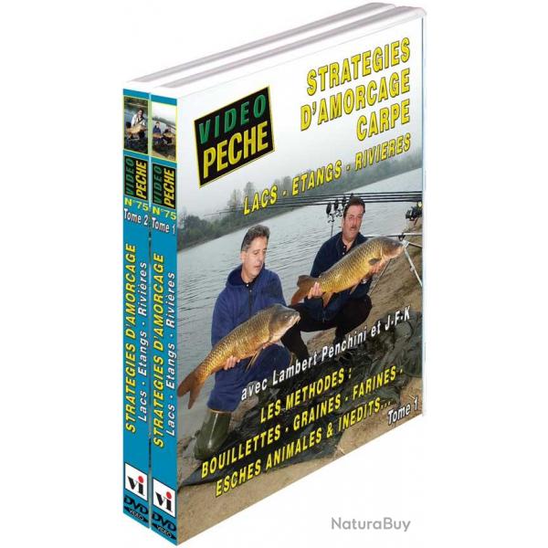 Stratgies d'amorage carpe : lac - tang - rivire avec J-F-K et Lambert Penchini - Pche de la car