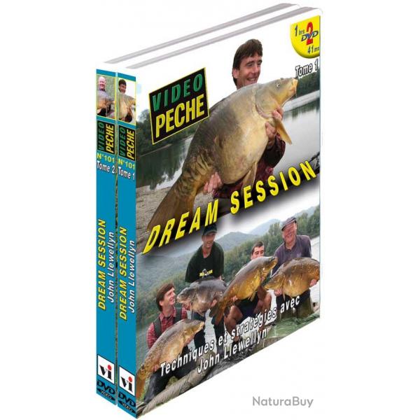 Dream session : Techniques et Stratgies (2 DVD) avec John Llewellyn - Pche de la carpe - Vido Pc
