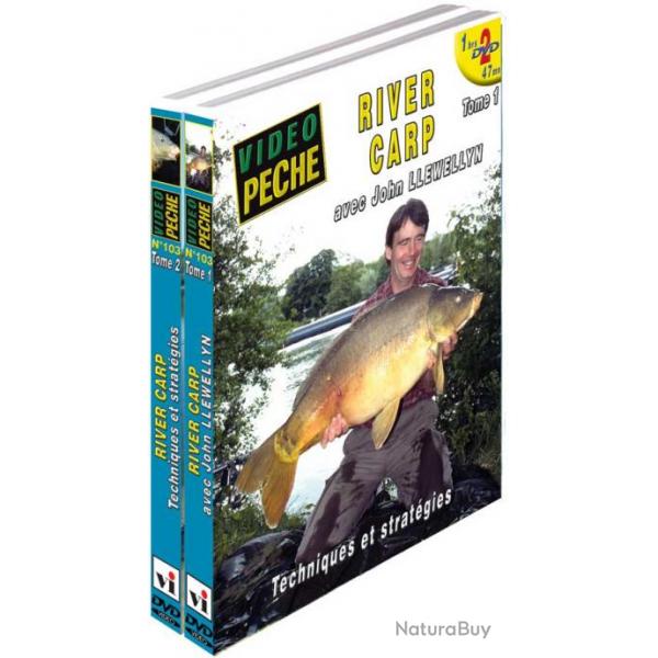 River carp : Techniques et Stratgies (2 DVD) avec John Llewellyn - Pche de la carpe - Vido Pche