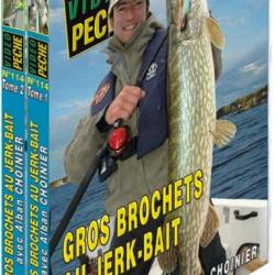 Gros brochets au jerk-bait (2 DVD) avec Alban Choinier - Pêche des carnassiers - Vidéo Pêche
