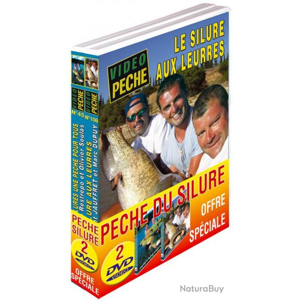 Lot 2 DVD Vido Pche du Silure