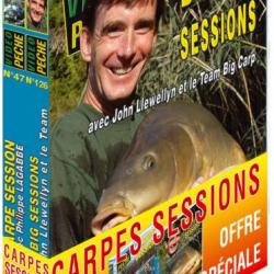 Lot 2 DVD Vidéo Pêche Carpe Session