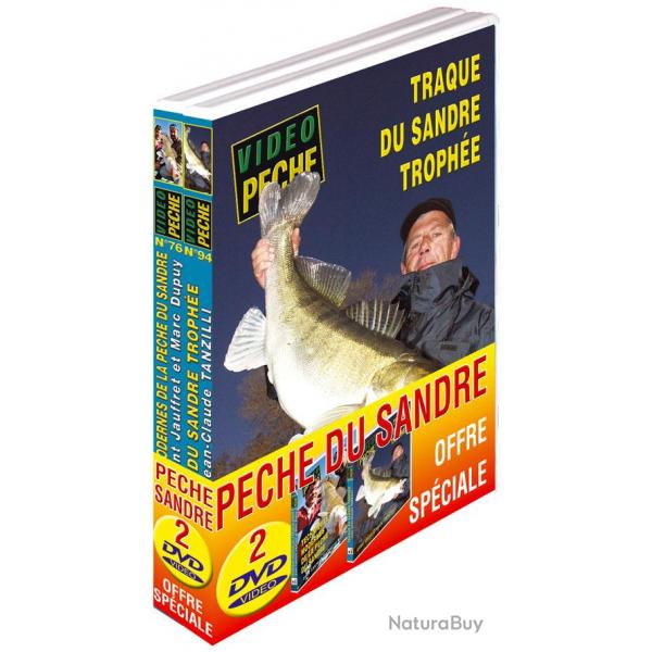 Lot 2 DVD Vido Pche du Sandre