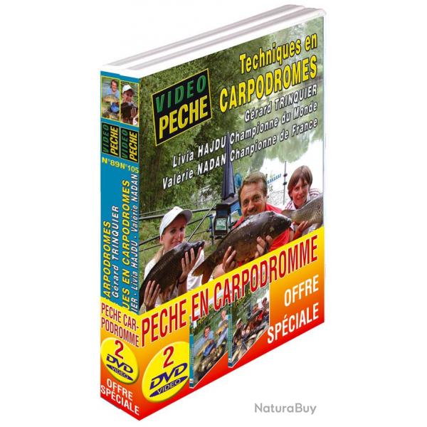 Lot 2 DVD Vido Pche en Carpodrome