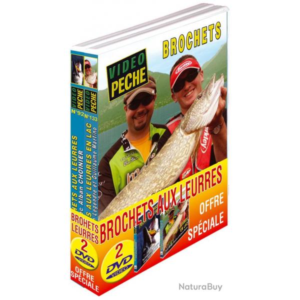 Lot 2 DVD Vido Pche Brochets aux leurres