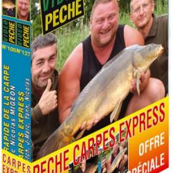 Lot 2 DVD Vidéo Pêche Carpe Rapide