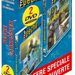 Lot 2 DVD Pêche des carnassiers n°1 : Le brochet de A à Z & Le sandre de A à Z - Pêche des carnassie