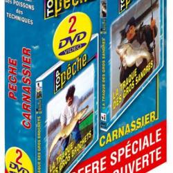 Lot 2 DVD Pêche des carnassiers n°2 : La traque des gros sandres & La traque des gros brochets - Pêc