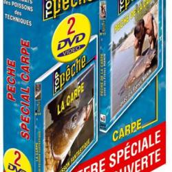 Lot 2 DVD Pêche de la carpe : Pêche de la carpe avec les Frères Mahin &La carpe, un poisson fantasti
