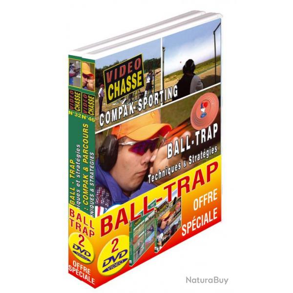 Lot 2 DVD Ball trap technique et stratgie fosse universelle & Ball trap Parcours de chasse et compa