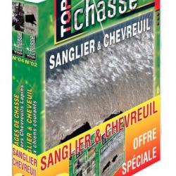 Lot 2 DVD Chasse sanglier chevreuil - Chasse du grand gibier - Top Chasse