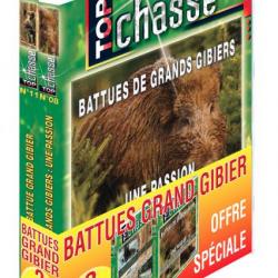 Lot 2 DVD Battues grand gibier - Chasse du grand gibier - Top Chasse