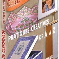 L'art du cartonnage n°2 Pratiques Créatives de A à Z avec Dominique Augagneur - Loisirs créatifs - A