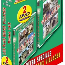 Lot 2 DVD Plus beaux villages 1 et 2 : Balazuc, Collonge, Alba-la Romaine, Barfleur, St Guilhem... -