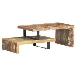 table basse 2 pcs Bois de récupération massif 320393