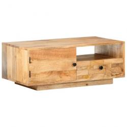 Table basse 90x50x35 cm Bois solide de manguier