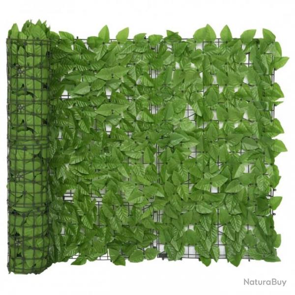cran de balcon avec feuilles vert 300x100 cm 315499
