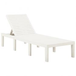 Chaise longue Plastique Blanc 315826