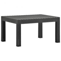 Table de jardin Anthracite 58x58x41 cm PP 315640