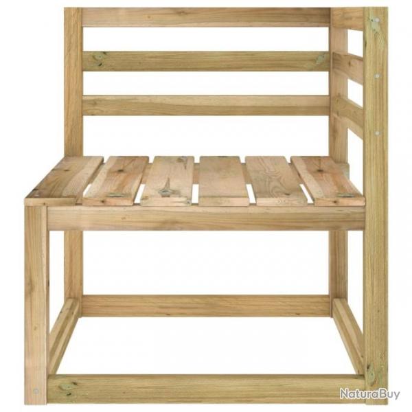 Canap d'angle palette de jardin Bois de pin imprgn de vert 315703